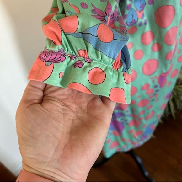 Vintage AVERARDO BESSI Cotton Dress Made in Italy XL 1990 - Picture 7 of 7